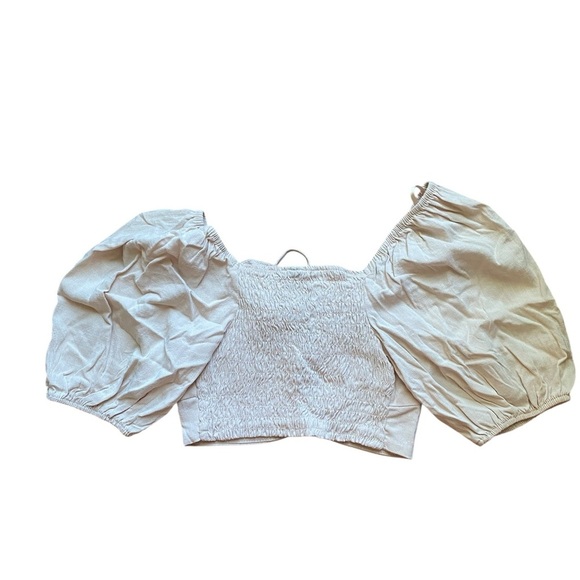 Pink, Tan, White and Neon green/yellow crop tops - Picture 6 of 14